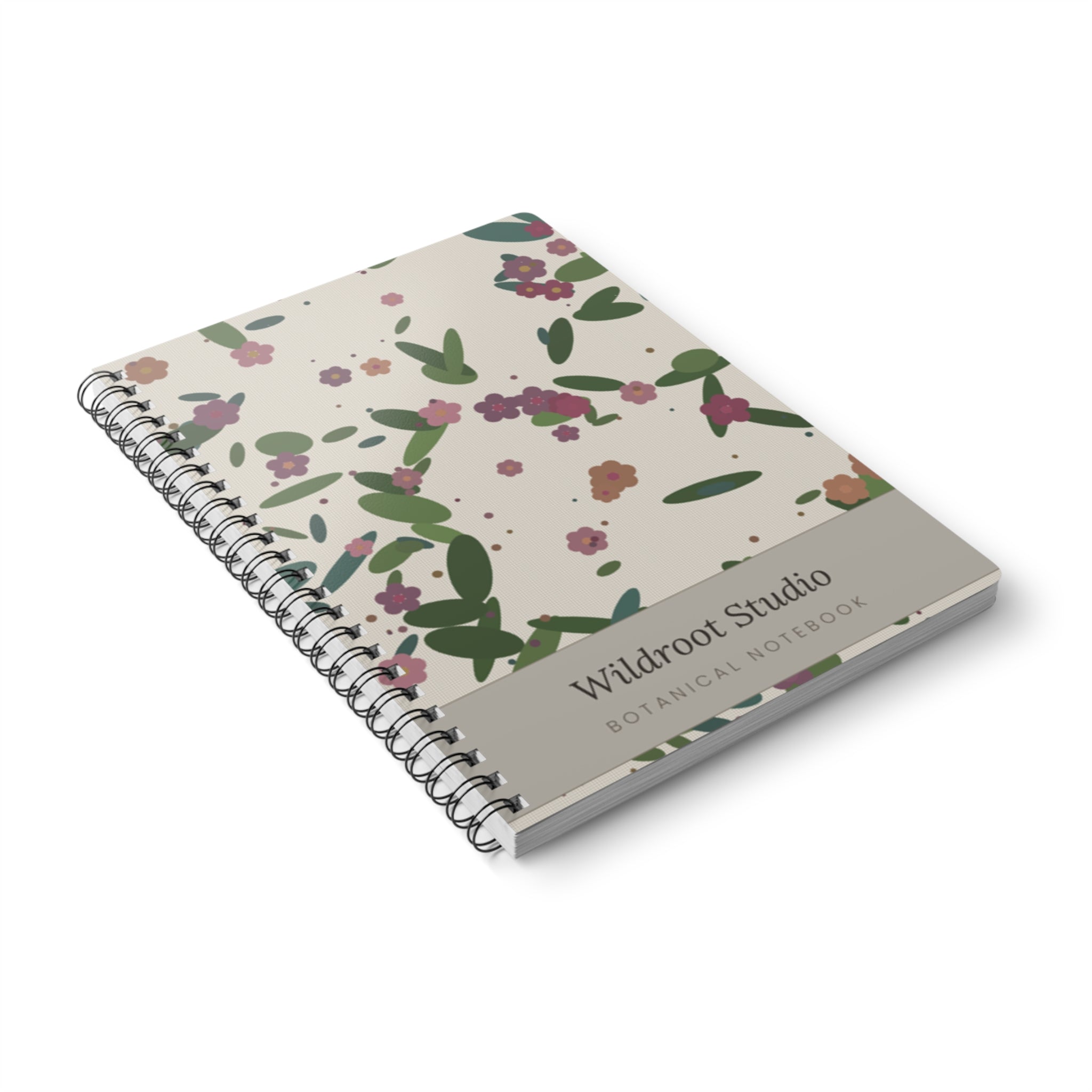 Wildroot Botanical Notebook — Floral Scatter A5