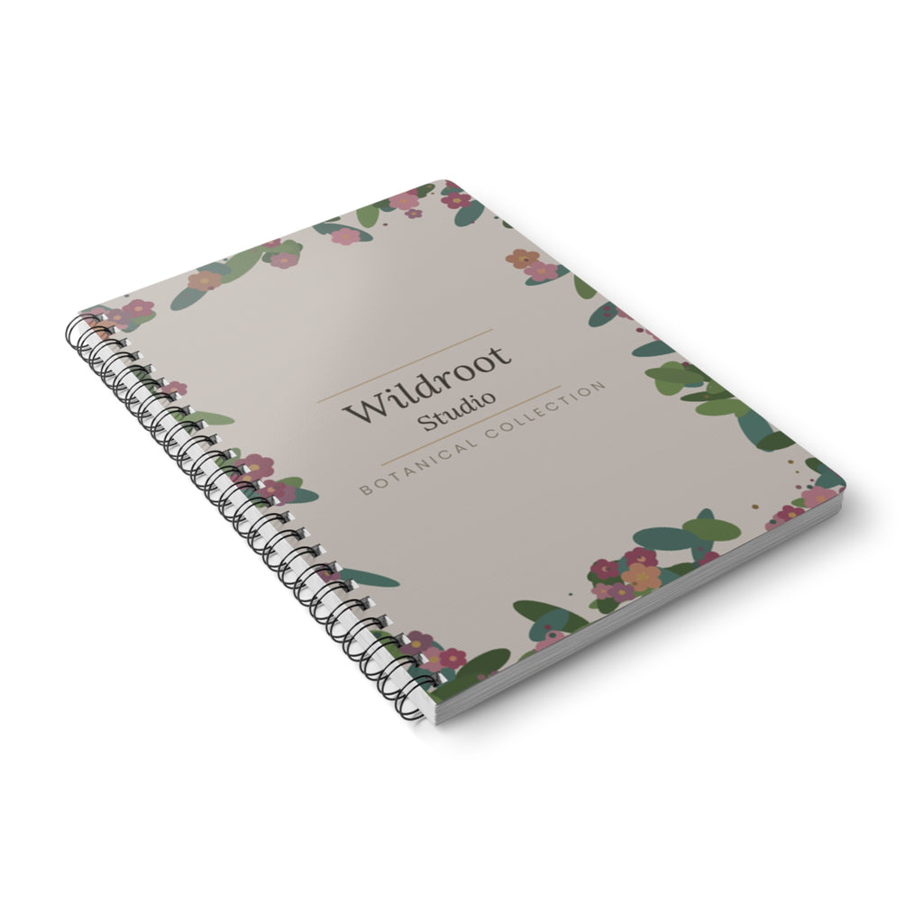 Wildroot Botanical Notebook — Border Collection A5