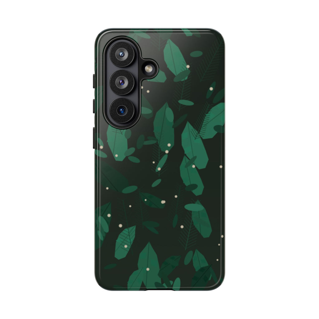 Botanical theme Phone case (dark leaves)