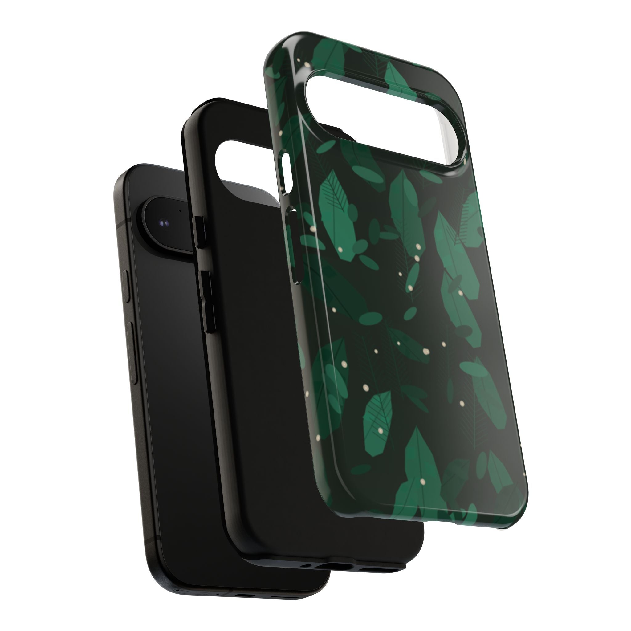 Botanical theme Phone case (dark leaves)